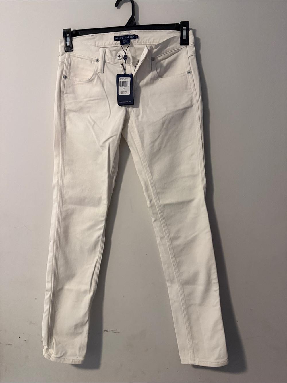 Ralph Lauren Men's Skinny White Jeans